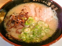 「らーめん（ハリガネ）」@博多ラーメン 清水屋の写真