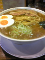 「中華そば 中盛り」@めんや 直伝の写真