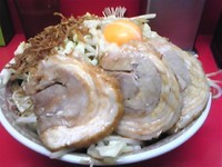 「小ラーメン汁なし　全部」@八王子田田の写真