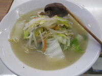 「特製タンメン+半ギョーザ(800円)」@三幸苑の写真