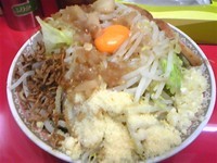 「大汁無し　ヤサイニンニクアブラカラメ」@八王子田田の写真