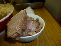 「小豚つけ麺　ニンニク」@ラーメン二郎 新小金井街道店の写真