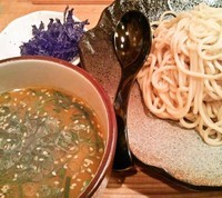 「期間限定 絶品塩つけ麺(中盛同一価格)850円」@麺処 草庵 本店の写真