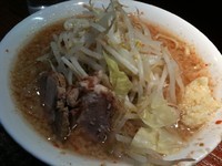 「ジミーめちゃ辛ラーメン 830円　（ニンニク）」@ラーメンジミーの写真