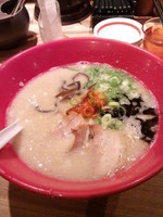 「赤丸新味800円＋替え玉無料＋ハーフ餃子無料」@博多一風堂 上野広小路店の写真