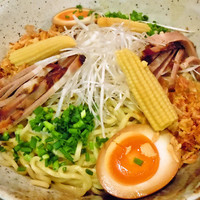 「グリーンカレーつけ麺」@麺屋 むぎのいえの写真