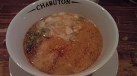 「ちゃぶとんらぁ麺７００円＋替え玉３０円」@ちゃぶ屋 とんこつらぁ麺 CHABUTON ヨドバシAKIBA店の写真