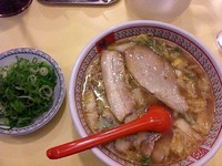 「おいしいラーメン＋ねぎ」@どうとんぼり神座 道頓堀本店の写真