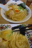 「『鶏白湯麻油そば(￥700)』」@らー麺Chopの写真