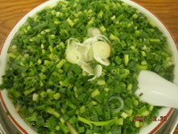 「青ねぎラーメン　750円」@太七の写真