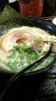 「だるまらぁ麺(バリカタ)300円(開店記念価格)」@だるまのめ 御徒町駅前店の写真