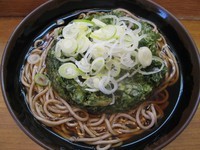 「春菊天そば370円(回数券&単品130円)」@喜多そば 柏1号店の写真