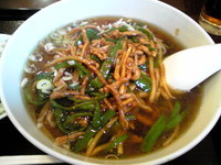 「青椒肉絲麺￥700」@晴々飯店の写真