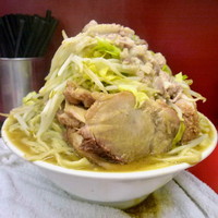 「大豚ダブル 950円（ヤサイマシマシ・アブラ）」@ラーメン二郎 桜台駅前店の写真