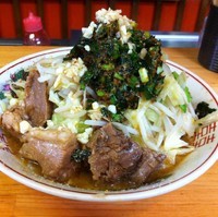「まぜそば並（￥700）」@自家製太麺 ドカ盛 マッチョ 近大前通り本店の写真