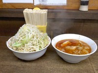 「大豚つけ麺、野菜増し、ラー油抜き」@蓮爾 さんこま店の写真