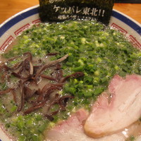 「ねぎらーめん（８００円）」@博多長浜らーめん 田中商店の写真