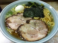 「塩ラーメン・大盛（780円）太麺」@支那そば屋 龍（Ron）の写真