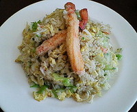 「蟹肉レタスチャーハン 1680円」@広東名菜 富徳の写真