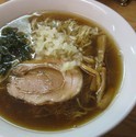 醤油らーめん(普通麺)・ネギ豚どんぶり 550円+250円