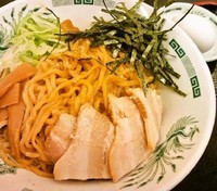 「汁なしラーメン+餃子セット(740円→700円)」@日高屋 新松戸店の写真