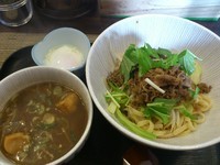 「肉つけそば￥750＋温玉￥100＝￥850」@麺 ten しばふの写真