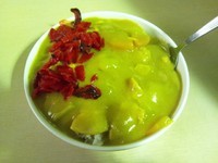 「ミニカレーライス　370円」@名物 万代そばの写真