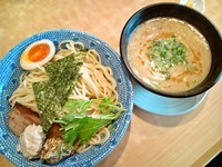 「軍鶏白湯つけ麺（大盛）　800円+100円=900円」@麺や 蒼 AOIの写真