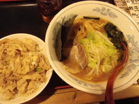 「横濱醤油豚骨麺ランチ」@和香佐の写真