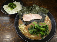 「ラーメン+ライス無限(650円)」@らーめん武道家 口の写真