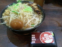 「豚醤油らーめん（６５０円）ニンニク」@麺バカ息子の写真