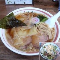 「ワンタン麺他」@青竹平打ち中華そば 麺壱吉兆の写真