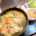 広東麺ランチセット（６５０円）