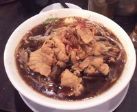 「肉盛ラーメン醤油」@魁 肉盛りつけ麺 六代目けいすけの写真