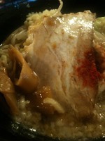 「しょうゆ油そば」@油そば専門店 春日亭 明大前店の写真