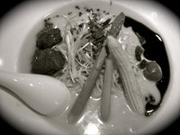 「【夏季限定１日15食】南瓜黒虎六味麺（850円）」@麺屋武蔵 鷹虎の写真