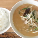 味噌ラーメン＋ライス　「750円＋150円」