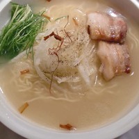 「イベリコ豚ラーメン（塩）」@イベリコ・バル門仲の写真