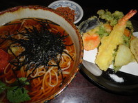 「天ぷら蕎麦　１７００円」@山猫亭 本店の写真