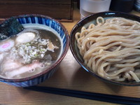 「煮番搾り＋味玉」@つけめん 三三㐂の写真