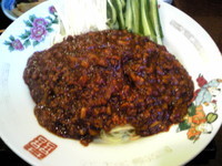 「ジャージャー麺￥700」@晴々飯店の写真