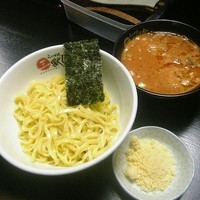 「濃厚トマトつけめん(豚)＋粉チーズ」@らーめん三獣使の写真