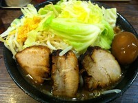 「豚醤油らーめん（650円）＋大盛（100円）+味玉無料券」@麺バカ息子の写真