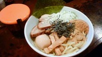 「油そば＋味玉＋大盛（無料）」@つけめん あびすけ 元住吉店の写真