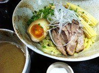 「グリーンカレーつけ麺 750円」@麺屋 むぎのいえの写真