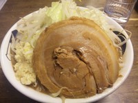 「雷そば （大） にんにく ￥700」@雷 北松戸本店の写真