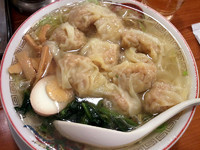 「広州雲呑麺 塩(760円)」@広州市場 西新宿店の写真