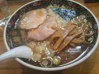 「ワンタン麺（大盛り）」@春木屋 荻窪本店の写真