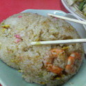海老チャーハン600円　+　大盛100円