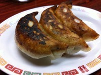 「ぎょうざ（３つ） 200円」@スタミナラーメン じゅんちゃんの写真